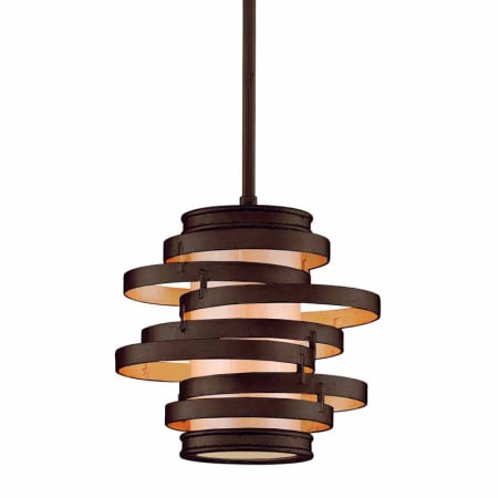 A large image of the Corbett Lighting 113-41 Bronze with Gold Leaf