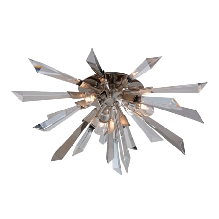 A large image of the Corbett Lighting 140-33 Silver Leaf