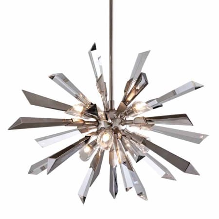 A large image of the Corbett Lighting 140-46 Silver Leaf