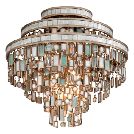 A large image of the Corbett Lighting 142-33 Dolcetti Silver