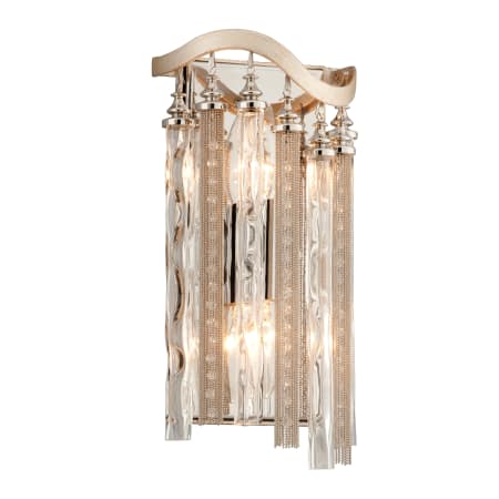 A large image of the Corbett Lighting 176-12 Tranquility Silver Leaf