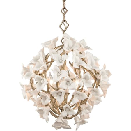 A large image of the Corbett Lighting 211-44 Enchanted Silver Leaf