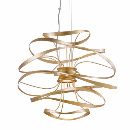 A large image of the Corbett Lighting 216-42 Gold Leaf