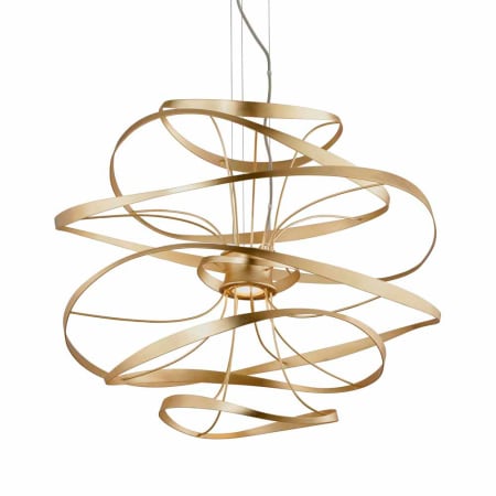 A large image of the Corbett Lighting 216-43 Gold Leaf