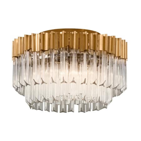 A large image of the Corbett Lighting 220-33 Gold Leaf