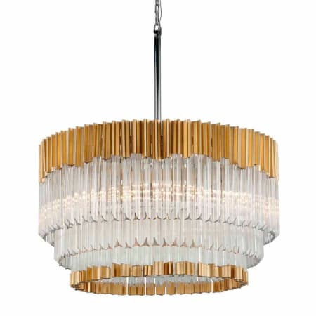 A large image of the Corbett Lighting 220-48 Gold Leaf