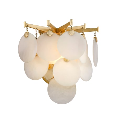 A large image of the Corbett Lighting 228-11 Gold Leaf