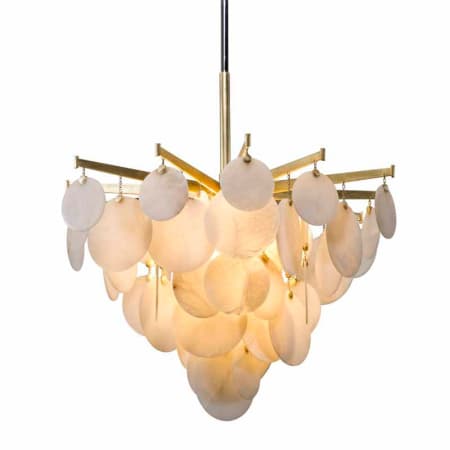 A large image of the Corbett Lighting 228-43 Gold Leaf