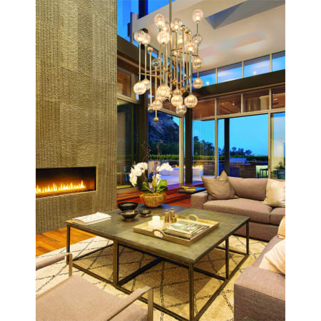 Corbett Lighting 241-024 Silver Leaf / Polished Chrome ...