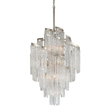 A large image of the Corbett Lighting 243-413 Modern Silver Leaf