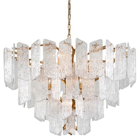 A large image of the Corbett Lighting 244-412 Gold Leaf