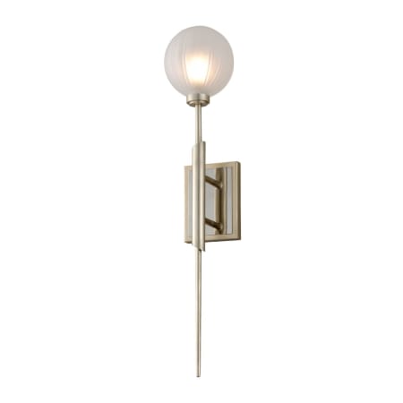 A large image of the Corbett Lighting 263-11 Satin Silver Leaf
