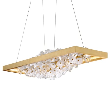 A large image of the Corbett Lighting 268-51 Gold Leaf