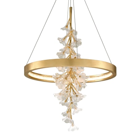 A large image of the Corbett Lighting 268-71 Gold Leaf