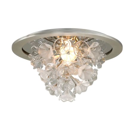 A large image of the Corbett Lighting 269-31 Silver Leaf