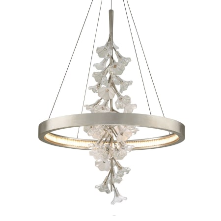 A large image of the Corbett Lighting 269-71 Silver Leaf