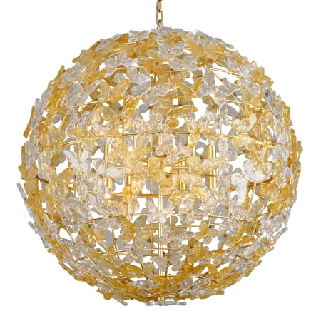 A large image of the Corbett Lighting 279-412 Gold Leaf