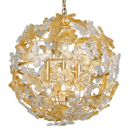 A large image of the Corbett Lighting 279-46 Gold Leaf
