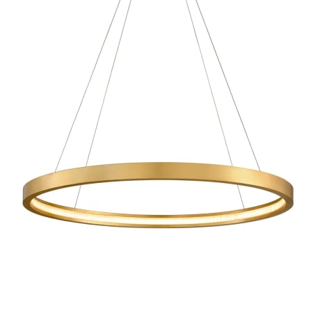 A large image of the Corbett Lighting 284-43 Gold Leaf