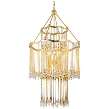 A large image of the Corbett Lighting 286-716 Gold Leaf