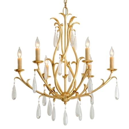 A large image of the Corbett Lighting 293-06 Gold Leaf