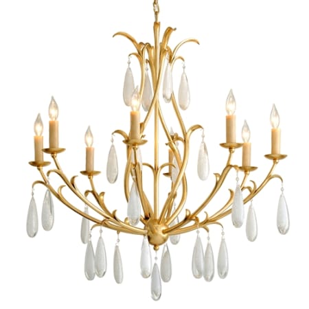 A large image of the Corbett Lighting 293-08 Gold Leaf