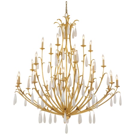 A large image of the Corbett Lighting 293-724 Gold Leaf