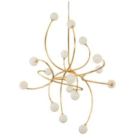 A large image of the Corbett Lighting 294-716 Gold Leaf