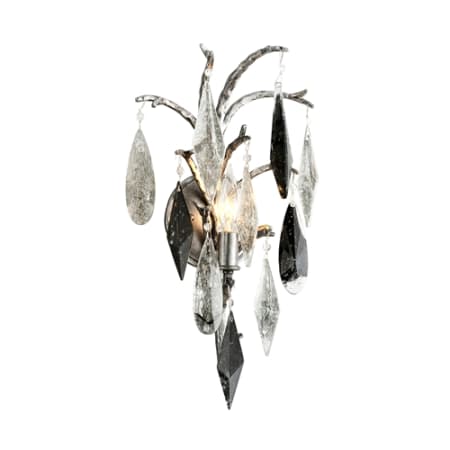 A large image of the Corbett Lighting 306-11 Blackened Silver Leaf