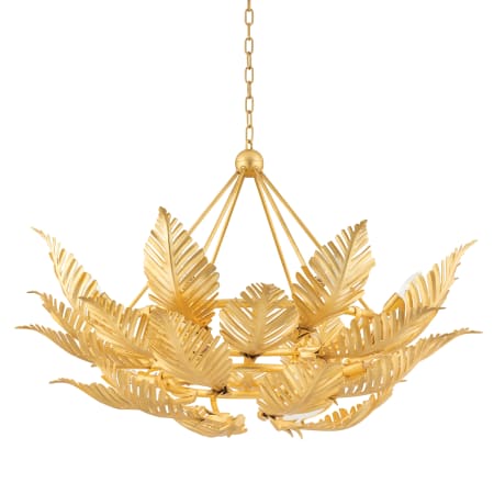 A large image of the Corbett Lighting 317-412 Gold Leaf