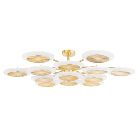 A large image of the Corbett Lighting 328-57 Vintage Polished Brass