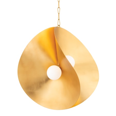 A large image of the Corbett Lighting 330-30 Gold Leaf