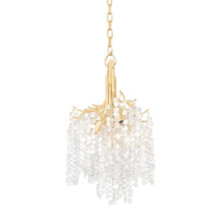 A large image of the Corbett Lighting 350-15 Gold Leaf