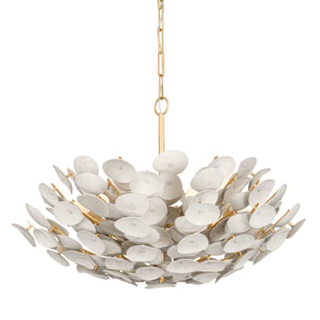 A large image of the Corbett Lighting 356-32 Vintage Gold Leaf