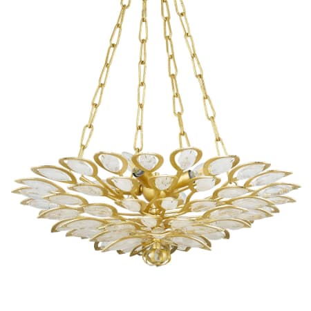 A large image of the Corbett Lighting 363-24 Gold Leaf