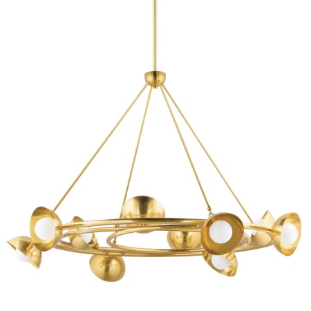 A large image of the Corbett Lighting 403-10 Vintage Brass