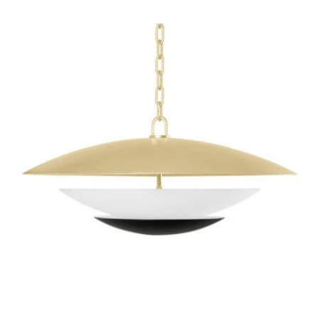 A large image of the Corbett Lighting 413-26 Vintage Gold Leaf / Soft Black