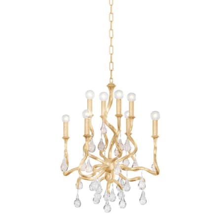 A large image of the Corbett Lighting 414-23 Gold Leaf
