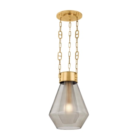 A large image of the Corbett Lighting 466-14 Vintage Brass