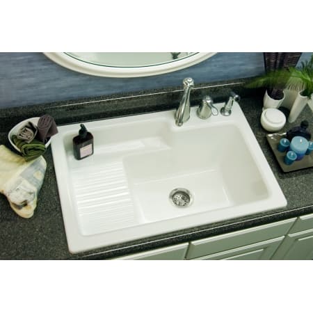 A large image of the CorStone 653 Installed Sink