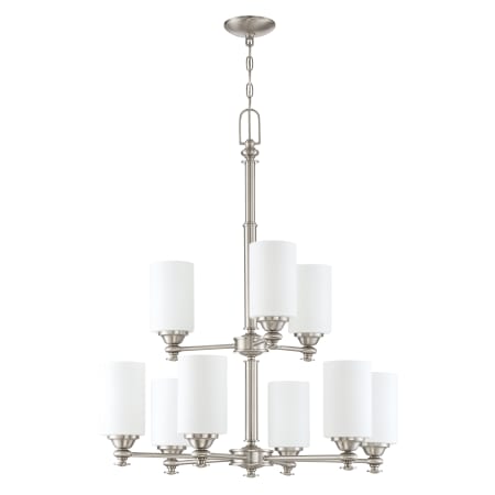 A large image of the Craftmade 49829 49829 Brushed Polished Nickel Full Length