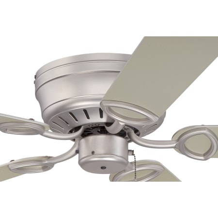 A large image of the Craftmade 52 Inch Universal Hugger Brushed Nickel Motor Detail