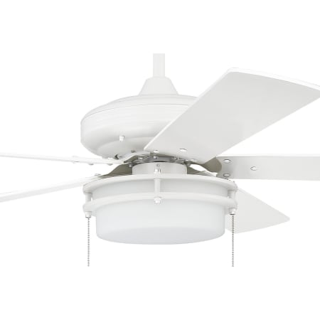 A large image of the Craftmade STO525 White with White Blades