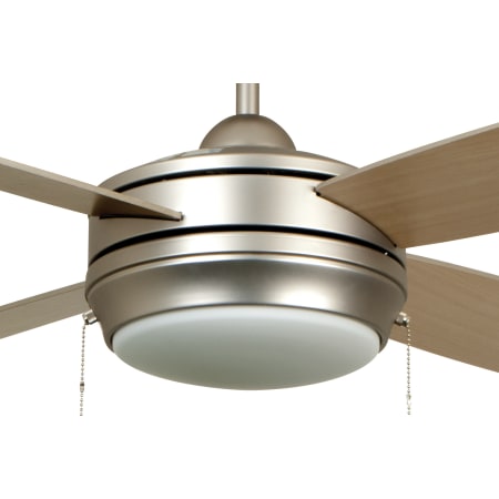 A large image of the Craftmade LAV524LK-LED Brushed Satin Nickel with Maple Side of Blades