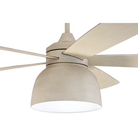 A large image of the Craftmade VEN525 Cottage White with Cottage White Side of Blades