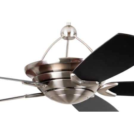 A large image of the Craftmade VS605-LED Brushed Polished Nickel with Flat Black Side of Blades