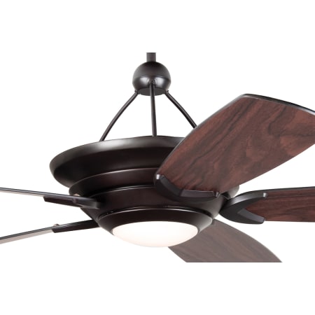 A large image of the Craftmade VS605-LED Oiled Bronze with Mahogany Side of Blades