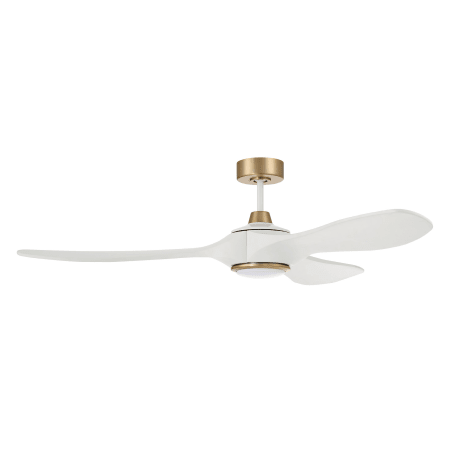 A large image of the Craftmade EVY603 White/Satin Brass