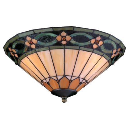 A large image of the Craftmade LKE116-NRG Leaded Glass