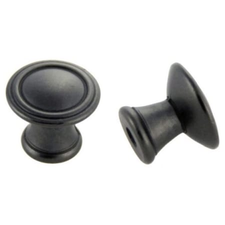A large image of the Crown Cabinet Hardware CHK80110 Weathered Black